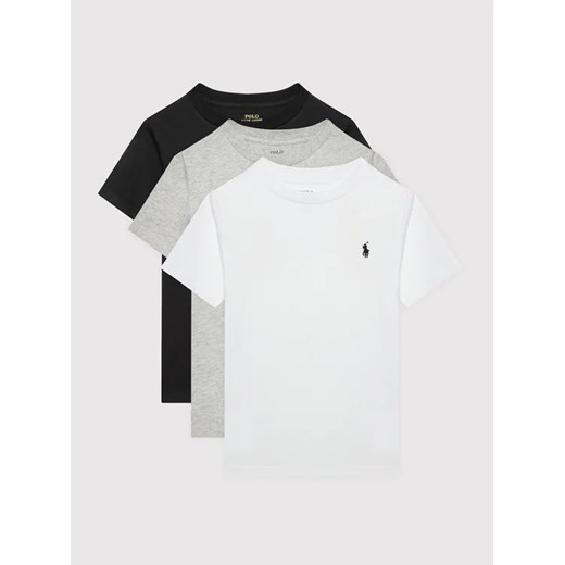 Polo Ralph Lauren Komplet 3 t-shirtów 322884456002 Kolorowy Regular Fit ze sklepu MODIVO w kategorii T-shirty chłopięce - zdjęcie 168462910