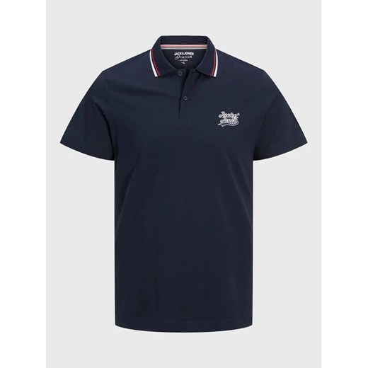 Jack&Jones Polo Trevor 12228781 Granatowy Standard Fit S MODIVO