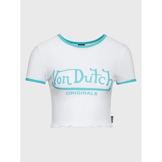 Von Dutch T-Shirt Ami 6230070 Biały Regular Fit ze sklepu MODIVO w kategorii Bluzki damskie - zdjęcie 168464302