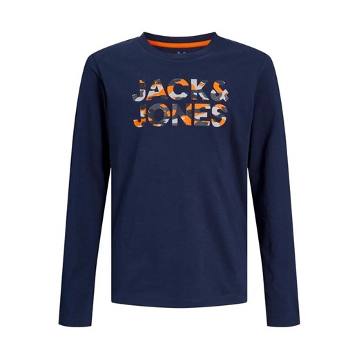 Jack&Jones Junior Bluzka 12245920 Granatowy Loose Fit Jack&jones Junior 164 okazja MODIVO
