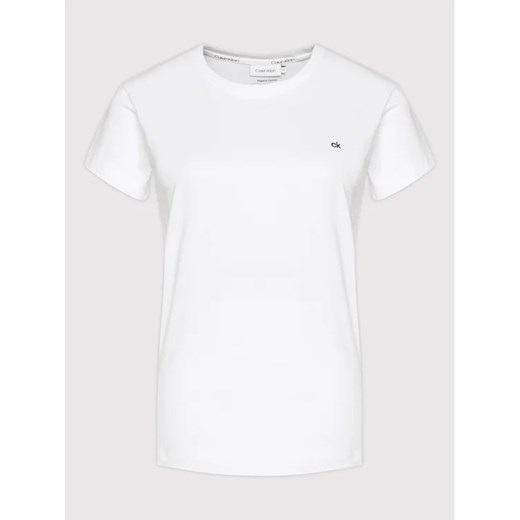 Calvin Klein T-Shirt K20K202132 Biały Regular Fit Calvin Klein XXS MODIVO