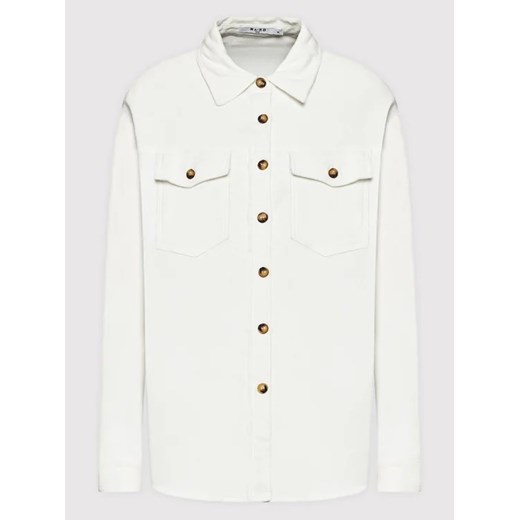 NA-KD Koszula Corduroy 1014-001197-0001-581 Biały Relaxed Fit 42 MODIVO wyprzedaż