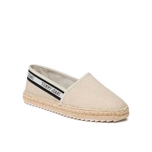 Tommy Jeans Espadryle Tjw Flatform Webbing Espadrille EN0EN02362 Beżowy Tommy Jeans 36 wyprzedaż MODIVO