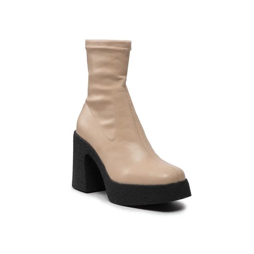 DeeZee Botki ZAL96063T-3 Beżowy 39 MODIVO