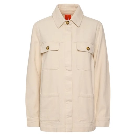 Saint Tropez Kurtka jeansowa 30512309 Beżowy Oversize Saint Tropez L MODIVO