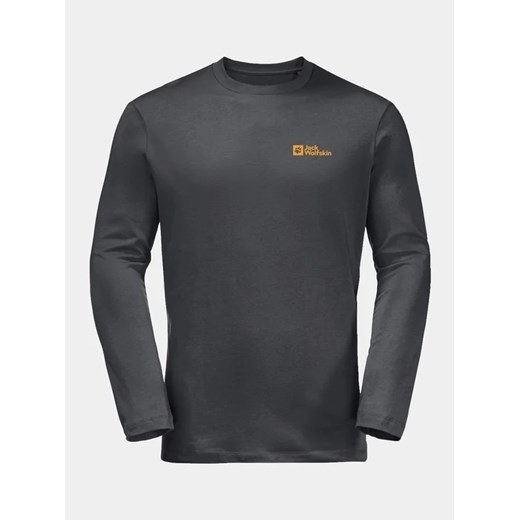 Jack Wolfskin Longsleeve Essential Longsleeve 1808821 Czarny Regular Fit Jack Wolfskin S wyprzedaż MODIVO
