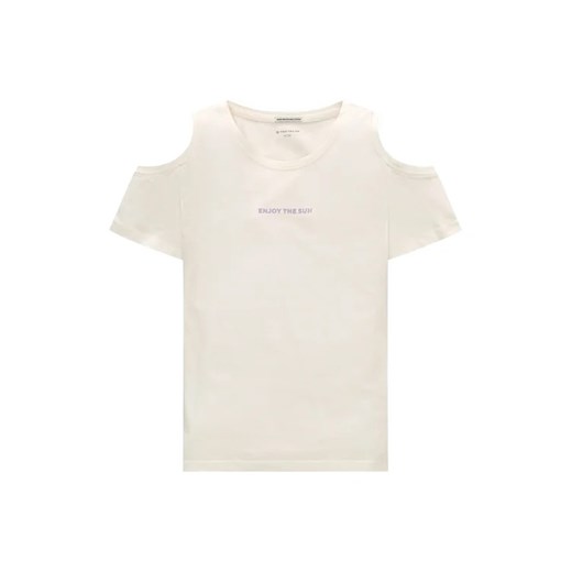 Tom Tailor Bluzka 1035129 Biały Regular Fit ze sklepu MODIVO w kategorii Bluzki dziewczęce - zdjęcie 168467763