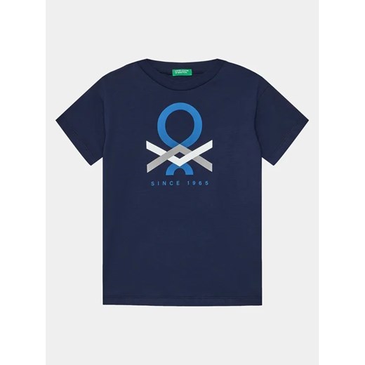 United Colors Of Benetton T-Shirt 3I1XC10H3 Granatowy Regular Fit United Colors Of Benetton L MODIVO