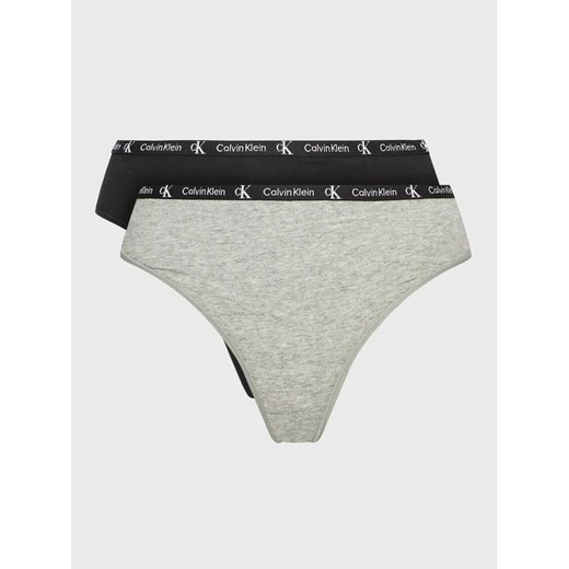 Calvin Klein Underwear Komplet 2 par fig klasycznych 000QD3991E Kolorowy ze sklepu MODIVO w kategorii Majtki damskie - zdjęcie 168468884