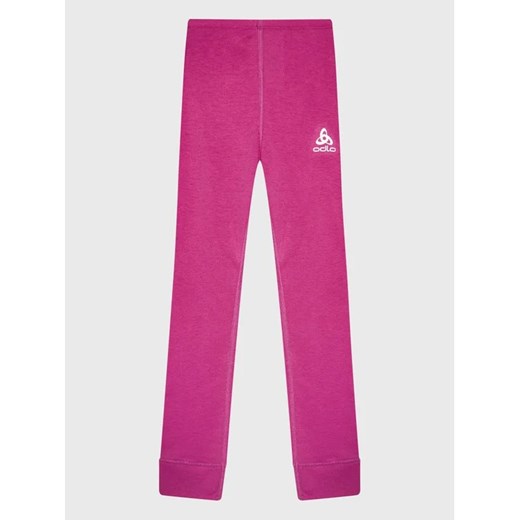 Odlo Bielizna termoaktywna dolna Active Warm Plus 159219 Różowy Odlo 140 okazyjna cena MODIVO