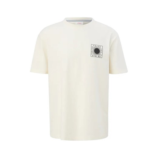 s.Oliver T-Shirt 2129466 Biały Relaxed Fit XXL MODIVO