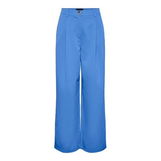 Pieces Spodnie materiałowe Thelma 17137934 Niebieski Relaxed Fit Pieces L okazyjna cena MODIVO