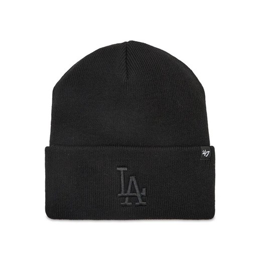 47 Brand Czapka Los Angeles Dodgers B-HYMKR12ACE-BKB Czarny ze sklepu MODIVO w kategorii Czapki zimowe damskie - zdjęcie 168470141