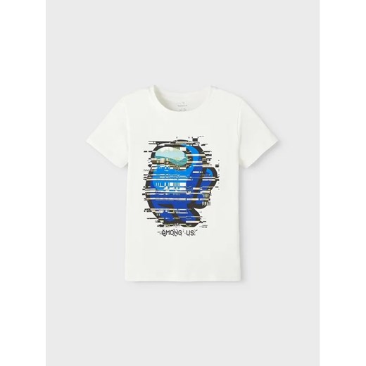 NAME IT T-Shirt 13221201 Biały Regular Fit ze sklepu MODIVO w kategorii T-shirty chłopięce - zdjęcie 168470641