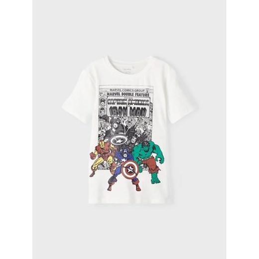 NAME IT T-Shirt MARVEL 13210832 Biały Regular Fit ze sklepu MODIVO w kategorii T-shirty chłopięce - zdjęcie 168471202