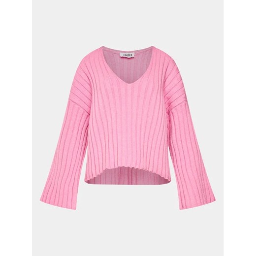 Edited Sweter Thamara Różowy Oversize ze sklepu MODIVO w kategorii Swetry damskie - zdjęcie 168471532