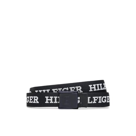 Tommy Hilfiger Pasek Dziecięcy Corporate Hilfiger Webbing Belt AU0AU01740 Tommy Hilfiger L_XL wyprzedaż MODIVO