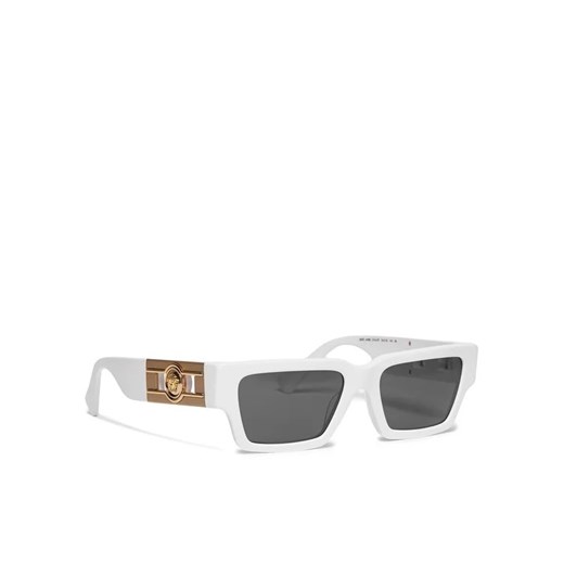 Versace Okulary przeciwsłoneczne 0VE4459 Biały Versace 54 okazyjna cena MODIVO