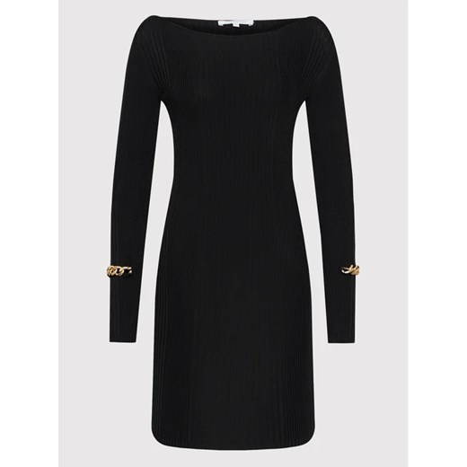 Patrizia Pepe Sukienka dzianinowa 8A0881/A9K4-K103 Czarny Slim Fit Patrizia Pepe I MODIVO