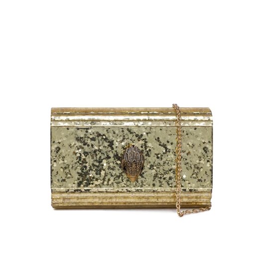 Kurt Geiger Torebka Party Eagle Clutch Drench 8764061979 Złoty Kurt Geiger uniwersalny promocyjna cena MODIVO