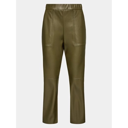 MAX&Co. Spodnie z imitacji skóry Creativo 77840723 Brązowy Relaxed Fit S okazja MODIVO