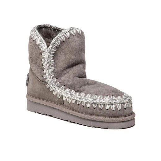 Mou Śniegowce Eskimo 18 Glitter Logo Szary Mou 38 wyprzedaż MODIVO