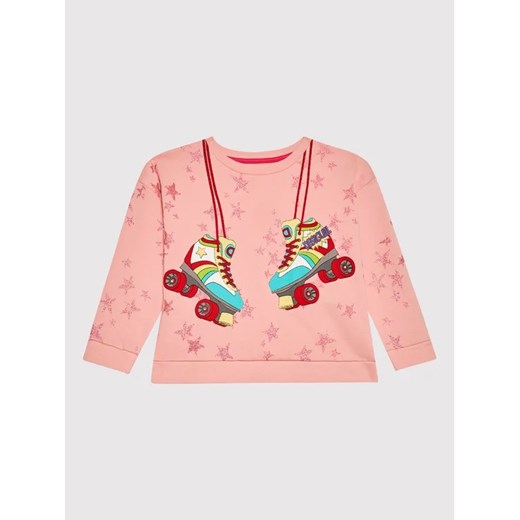 Desigual Bluza Margara 21WGSK02 Różowy Regular Fit ze sklepu MODIVO w kategorii Bluzy dziewczęce - zdjęcie 168473234