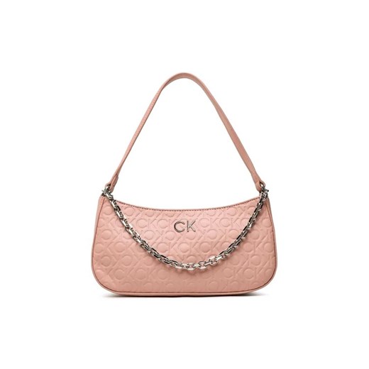 Calvin Klein Torebka Re-Lock Shoulder Bag Emb Mono K60K610204 Różowy ze sklepu MODIVO w kategorii Torby Shopper bag - zdjęcie 168473551