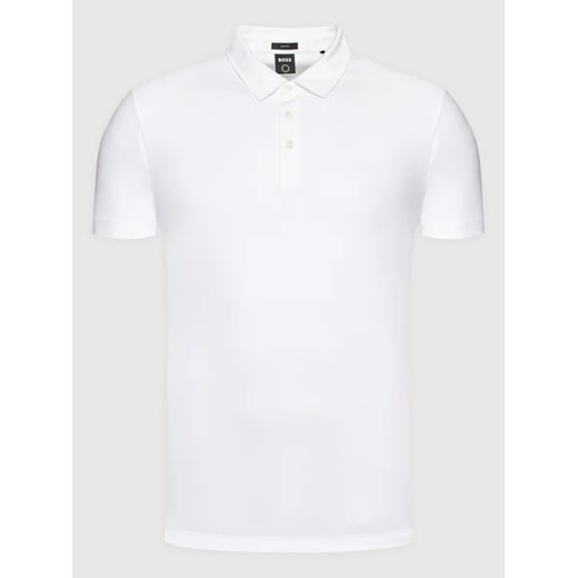 Boss Polo Palosh 50471335 Biały Slim Fit 3XL MODIVO