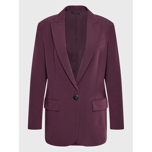Sisley Marynarka 2KVXLW00C Fioletowy Regular Fit Sisley 38 promocyjna cena MODIVO