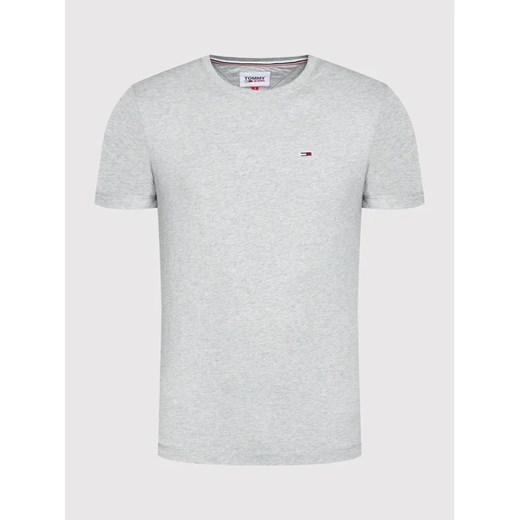 Tommy Jeans T-Shirt Classic DM0DM09598 Szary Regular Fit Tommy Jeans XS MODIVO