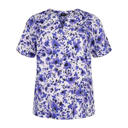 Zizzi Bluzka CA02310O Fioletowy Regular Fit Zizzi L MODIVO