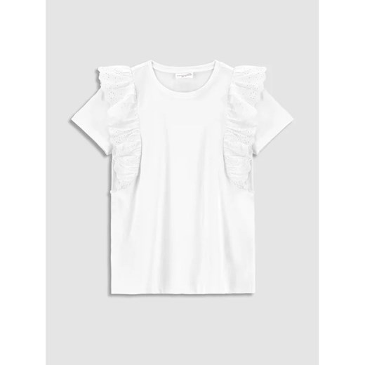 Coccodrillo T-Shirt WC3143201SRJ Biały Regular Fit ze sklepu MODIVO w kategorii Bluzki dziewczęce - zdjęcie 168477030