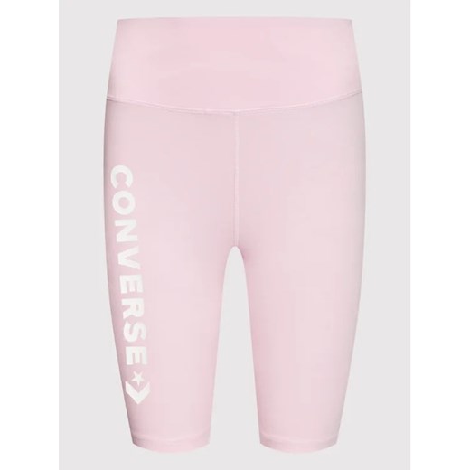 Converse Szorty sportowe 10023211-A01 Różowy Slim Fit Converse XS MODIVO