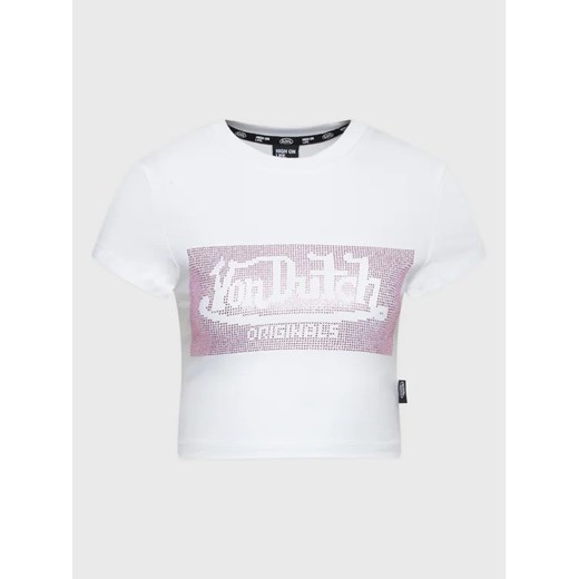 Von Dutch T-Shirt Anna 6230062 Biały Regular Fit ze sklepu MODIVO w kategorii Bluzki damskie - zdjęcie 168477640