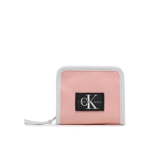 Calvin Klein Jeans Portfel dziecięcy Colour Blocking Velcro Wallet IU0IU00452 Różowy ze sklepu MODIVO w kategorii Akcesoria dziecięce - zdjęcie 168478234