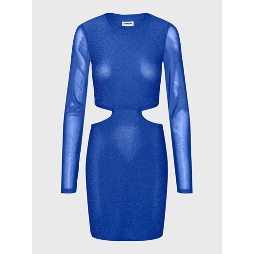 Noisy May Sukienka koktajlowa Louise 27022716 Niebieski Slim Fit Noisy May L MODIVO wyprzedaż