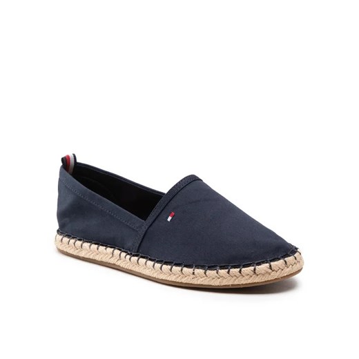 Tommy Hilfiger Espadryle Basic Tommy Flat Espadrille FW0FW06497 Granatowy Tommy Hilfiger 36 MODIVO