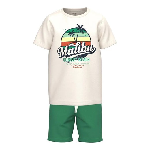 NAME IT Komplet t-shirt i szorty sportowe 13213261 Kolorowy Regular Fit ze sklepu MODIVO w kategorii Komplety chłopięce - zdjęcie 168479063