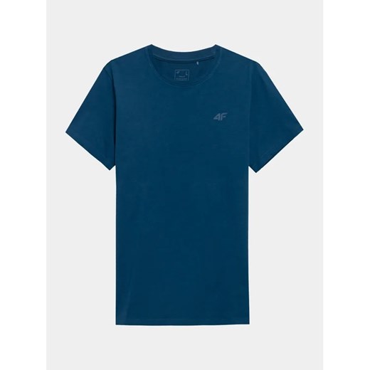 4F T-Shirt 4FAW23TTSHM0876 Niebieski Regular Fit S wyprzedaż MODIVO