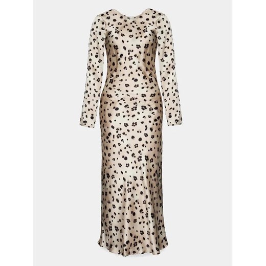 Sisley Sukienka codzienna 4V2XLV04R Beżowy Regular Fit Sisley 40 okazja MODIVO