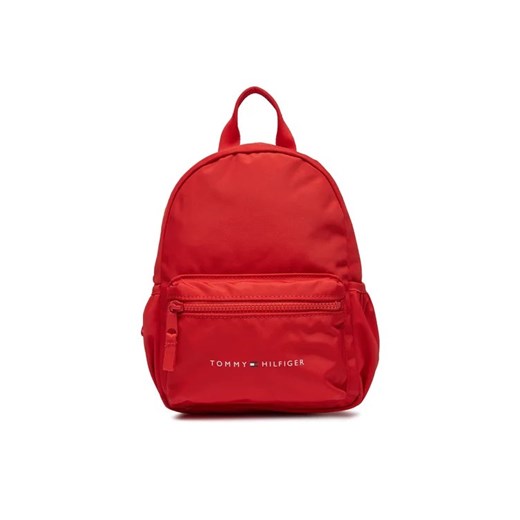 Tommy Hilfiger Plecak Th Essential Mini Backpack AU0AU01770 Czerwony ze sklepu MODIVO w kategorii Plecaki dla dzieci - zdjęcie 168481972