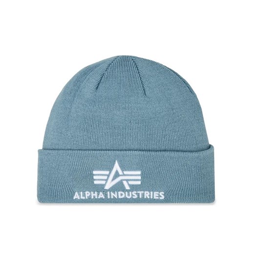 Alpha Industries Czapka 3D Beanie 168910 Niebieski ze sklepu MODIVO w kategorii Czapki zimowe męskie - zdjęcie 168482193