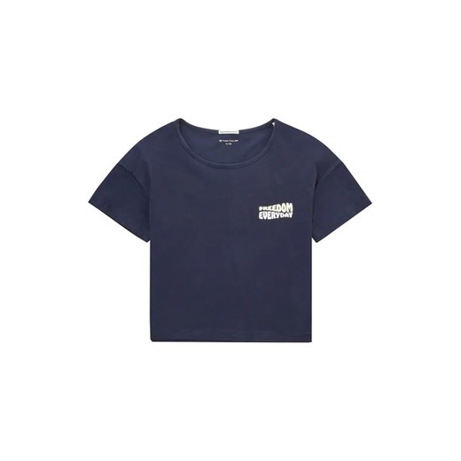 Tom Tailor T-Shirt 1035128 Granatowy Regular Fit ze sklepu MODIVO w kategorii Bluzki dziewczęce - zdjęcie 168482221