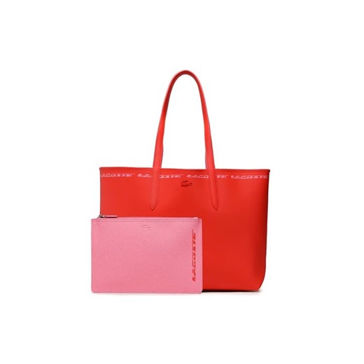 Lacoste Torebka NF4236AS Różowy ze sklepu MODIVO w kategorii Torby Shopper bag - zdjęcie 168483083