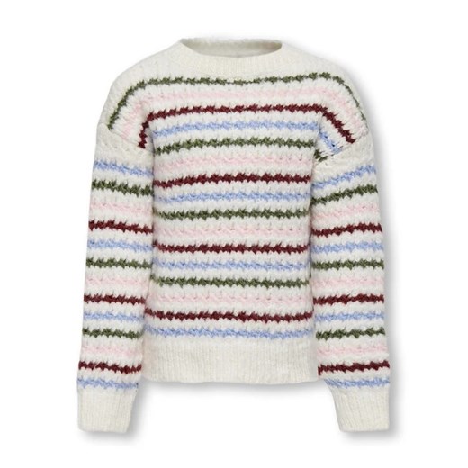 Kids ONLY Sweter 15276106 Écru Regular Fit ze sklepu MODIVO w kategorii Swetry dziewczęce - zdjęcie 168483231