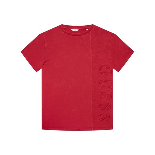 Guess T-Shirt L1RI26 K8HM0 Czerwony Regular Fit Guess 7Y wyprzedaż MODIVO