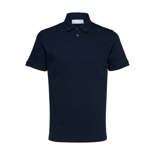 Selected Homme Polo 16088575 Granatowy Regular Fit Selected Homme L wyprzedaż MODIVO