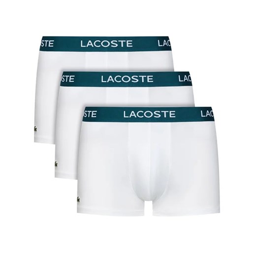 Lacoste Komplet 3 par bokserek 5H3389 Biały ze sklepu MODIVO w kategorii Majtki męskie - zdjęcie 168485101