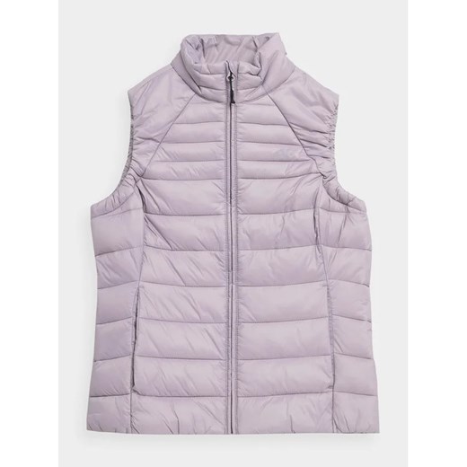 4F Kamizelka 4FAW23TVESF072 Różowy Slim Fit XS okazja MODIVO